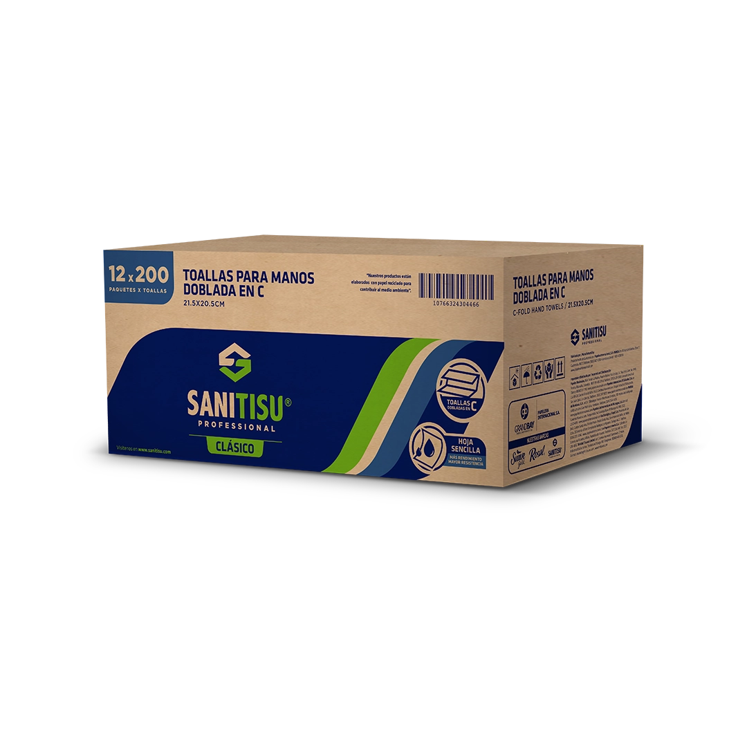 Toalla interfoliada 200u